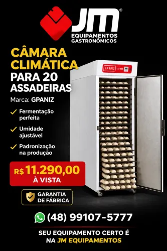 Padeiro noturno Gpaniz - jm equipamentos 