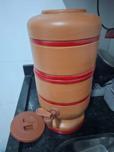 Filtro de barro, 3 litros.