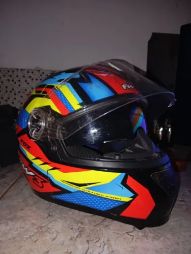 Capacete fw3 c/óculos n°56