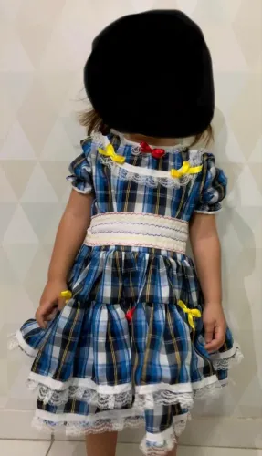 Vestido junino 2/3 anos