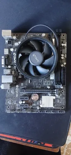 KIT RYZEM 5500 PLACA MÃE E MEMORIA