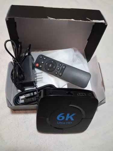 Conversor TV 6K ULTRA na Caixa sem uso em perfeitas condições
