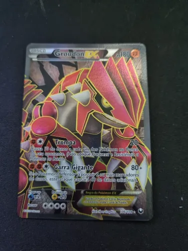 Carta Pokemon Groudon EX Full art 2012 NM