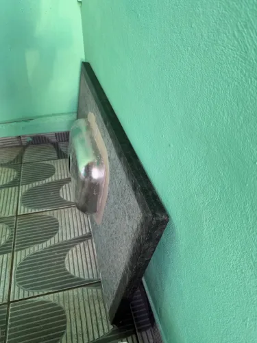 Pia de cozinha de granito verde Ubatuba