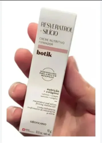 BOTICARIO BOTIK CREME NUTRITIVO RESVERATROL + SILÍCIO 10g