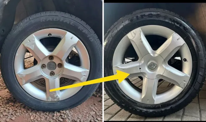 Calotinha da Roda Renault Sandero