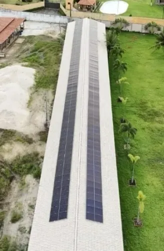 Placa solar instalação