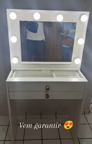 Penteadeira 70 cm com Duas Gavetas
