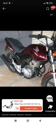 Slider mata cachorro cg 125 fan 