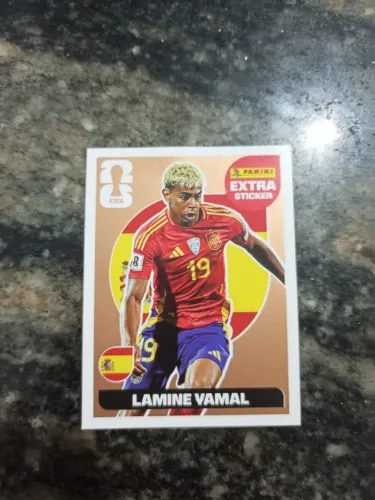 figurinha legend extra bronze Sticker LAMINE YAMAL copa 2026