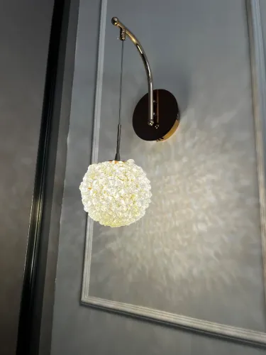 Pendentes de cristal dourado 