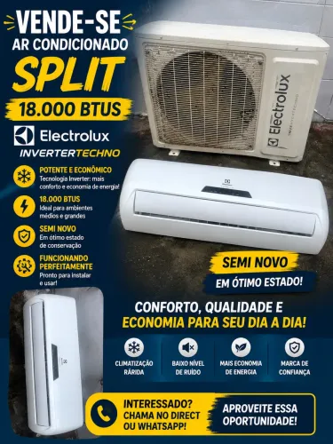 Vendo ar condicionado de 18.000
