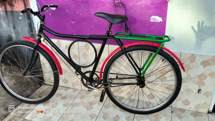 Bicicleta Monark caia de alumínio