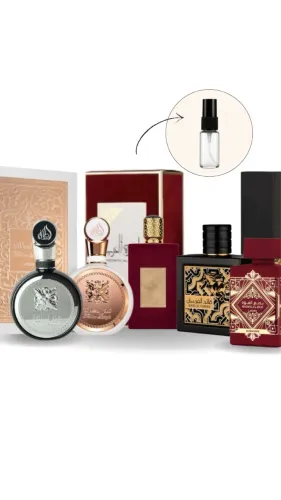 Decant Perfumes Árabe Originais Yara, Sabah Al Ward, Fakhar Rose