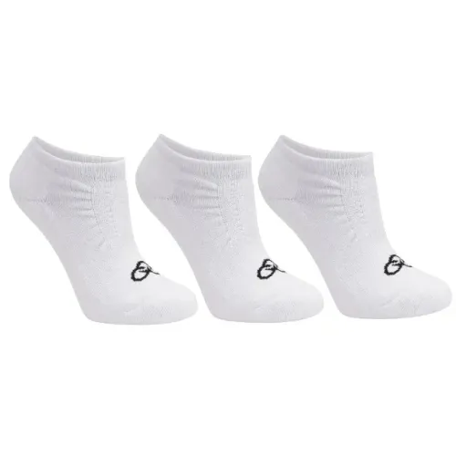 Kit Com 3 Pares De Meias Feminina Unissex 33/38 - Olympikus Branco OIWSA81923BRANCO
