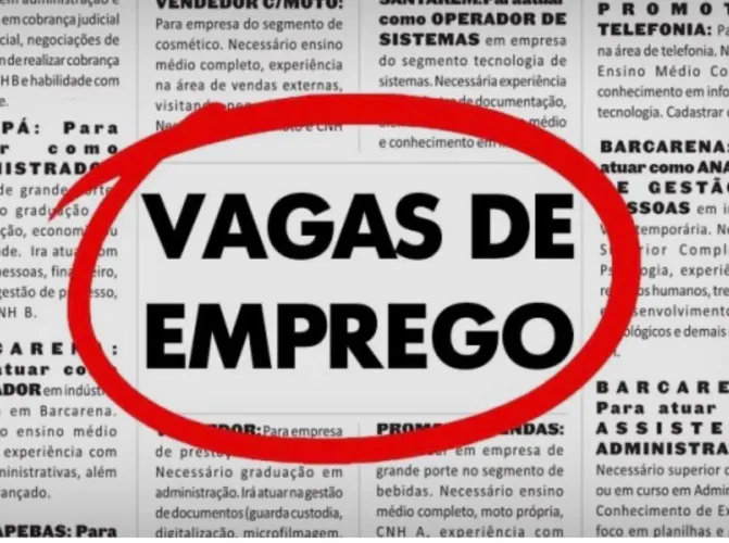 VAGAS DE EMPREGO (RESTAURANTE)
