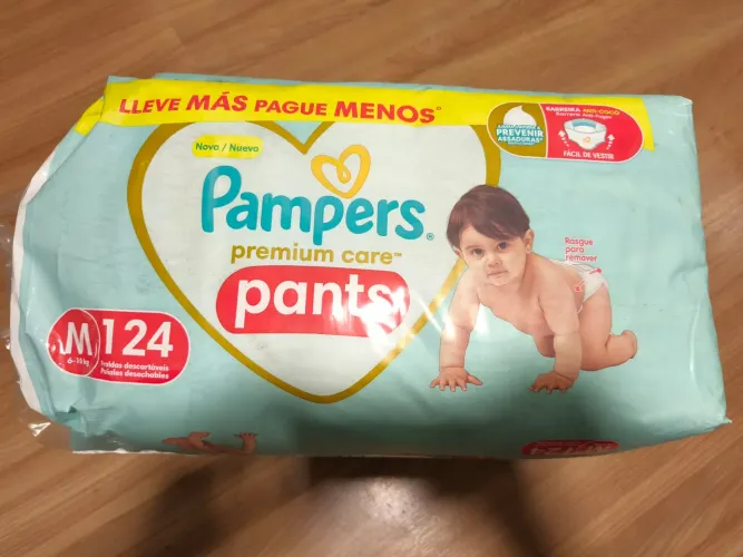Fralda Pampers Premium Care Pants - tamanho M