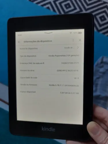 Kindle paperwhite 10 geração 6gb