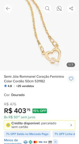 Colar rommanel