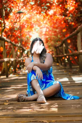 Vestido indiano azul