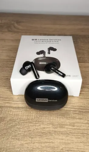 Fone de ouvido Bluetooth Lenovo 