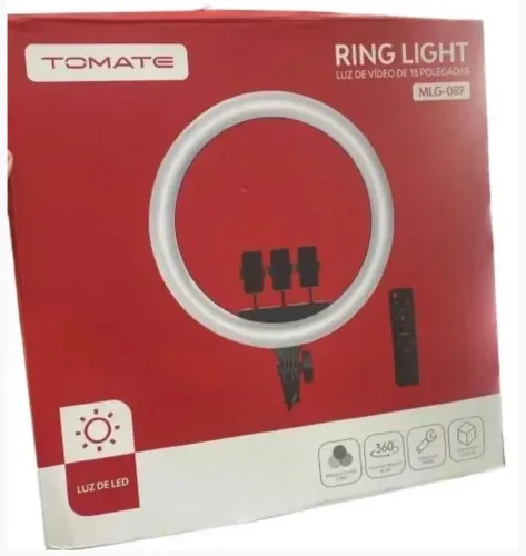 RING LIGHT 18" TOMATE MLG-089 SE PRECISAR DE MAIS FOTOS OU VIDEO ME CHAMA NO CHAT