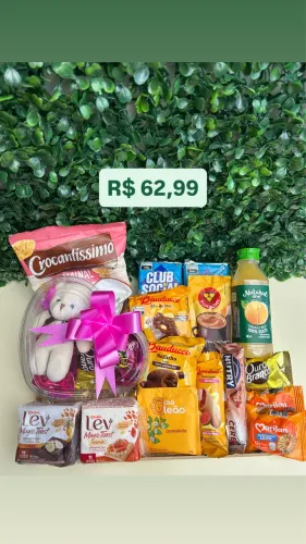 CESTAS DE CAFÉ DA MANHÃ A PARTIR R$ 44,99
