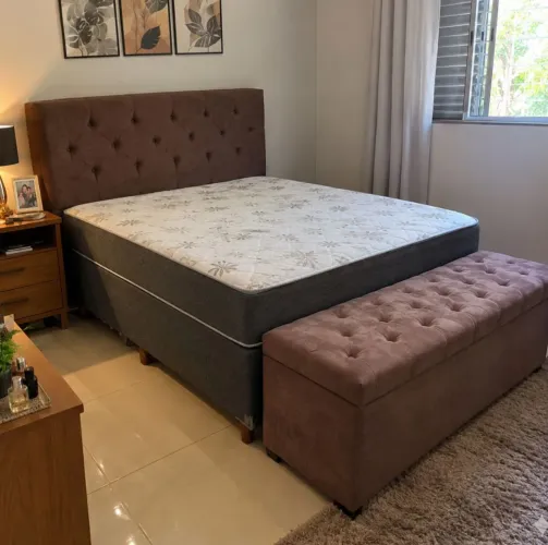 ? KITS DE CAMA BOX + CABECEIRA + BAÚ RECAMIER ? A PARTIR DE R$ 450,00!