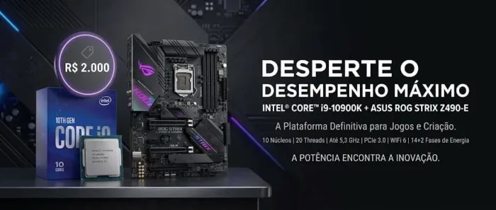 I9 10900k + Rog strix Z490-E