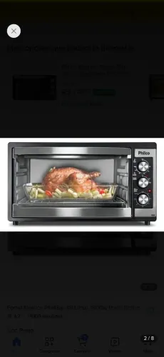 Forno Elétrico Philco 46 Litros - Excelente Estado, novo