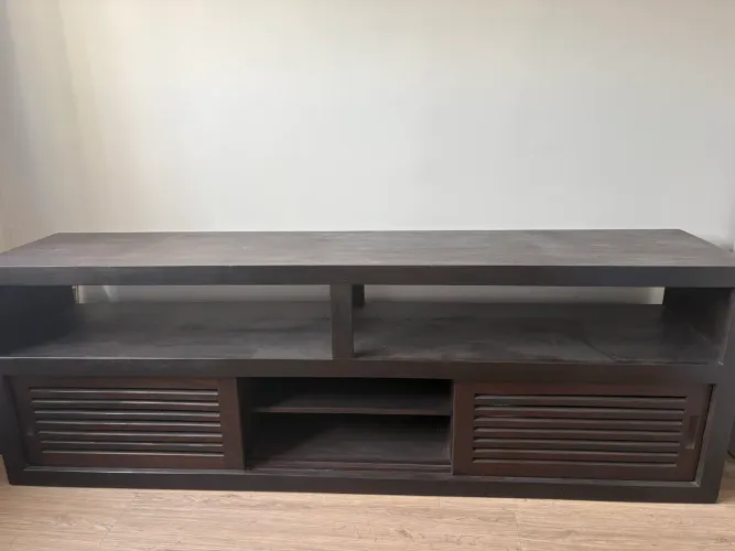 Rack de madeira de demolição,madeira maciça,impecável.