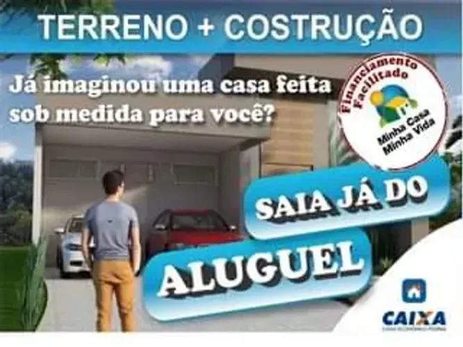 Casa na planta Condomínio Bonfim - Modalidade Aquisição de Terreno e Construção CAIXA