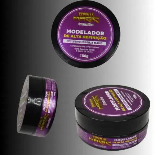 Pomada Modeladora Para Tranças e Penteados Esponja Magic 150g