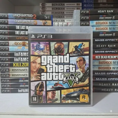 Jogo GTA V (Grand Theft Auto V) PS3 - Mídia Física (Envio OLX Pay)