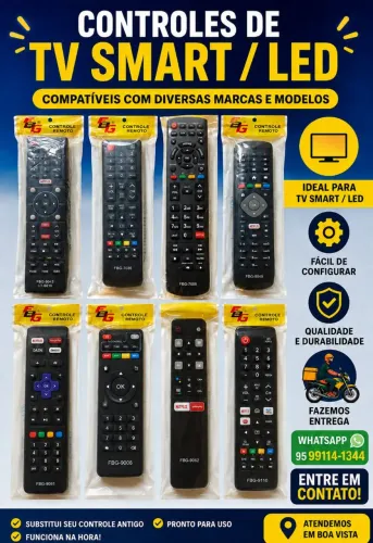 Controles de Tv várias marcas / Fazemos entrega 