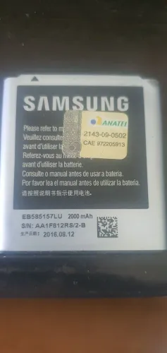 Bateria Celular J2 Neo ou Prime 2000 mAh - NOVA