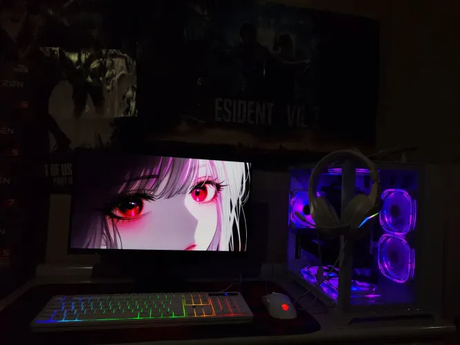 PC Gamer Ryzen 16GB RX 580 8GB + Monitor 120Hz Completo