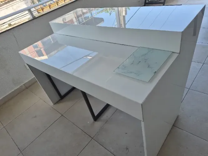 Bancada de granito branco