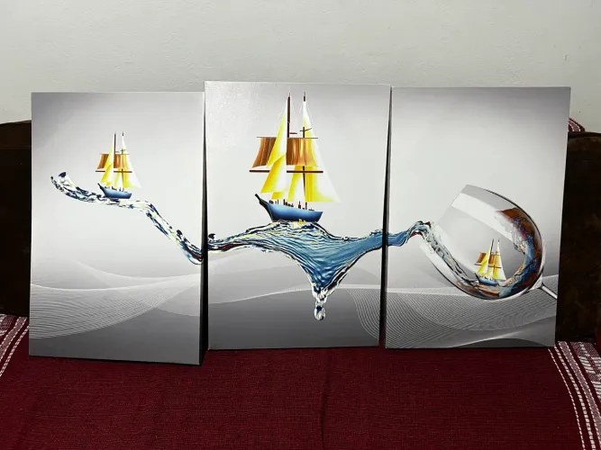 Jogo de quadros 60cm X 40cm cada