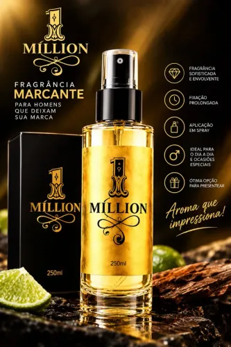 MILLION MASCULINO, FRAGRÂNCIA MARCANTE!!