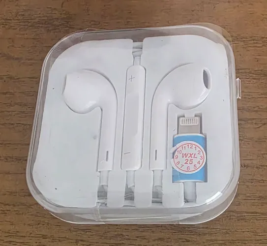 Fone para iphone lightning C/fio