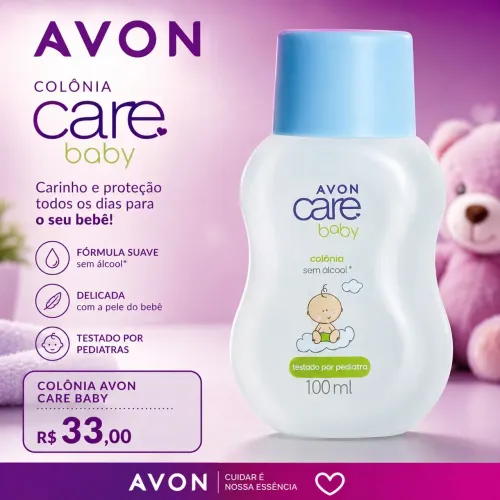 Colônia Avon Care baby