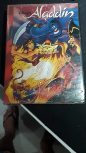 Aladdin Mega Drive com CX de locadora