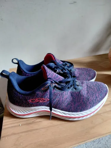 Tênis feminino olímpikus anyway 2, SN, tamanho 37, cor mesclada, azul escuro, preto e rosa