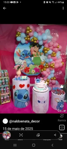 Decoração Lilo stitch