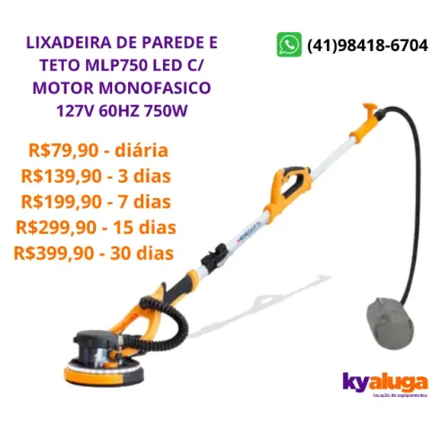 Aluguel Lixadeira Girafa | Lixadeira de Parede e Teto