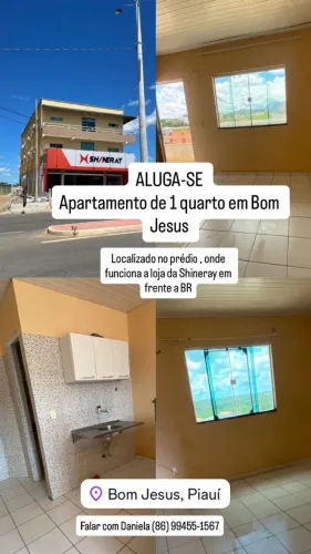 ALUGA-SE APARTAMENTO EM BOM JESUS