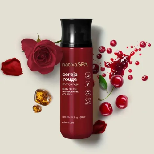 Body Splash Cereja Rouge O?Boticário Nativa SPA