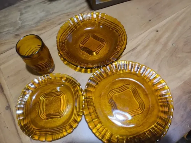 Aparelho de jantar vintage - Golden line