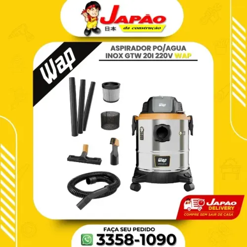 Aspirador Pó/Água Inox Gtw 20i 220v Oferta Por Tempo Limitado